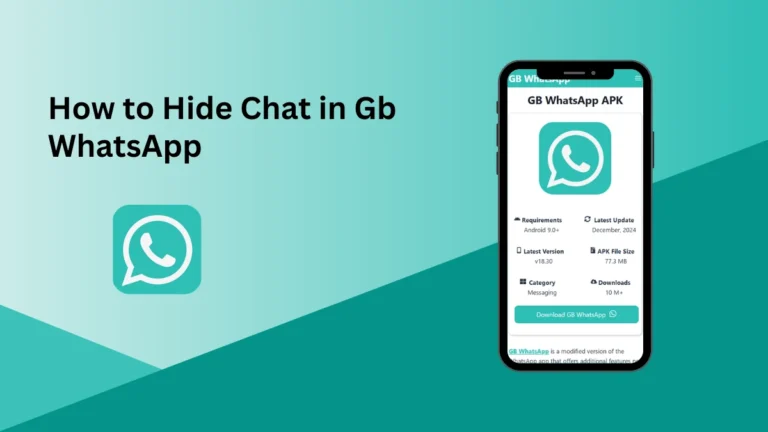 How to Hide Chat in Gb WhatsApp